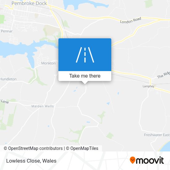 Lowless Close map