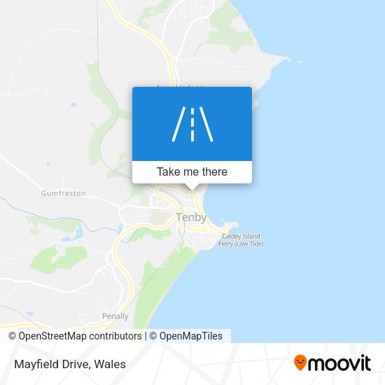 Mayfield Drive map