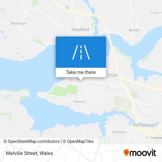 Melville Street map