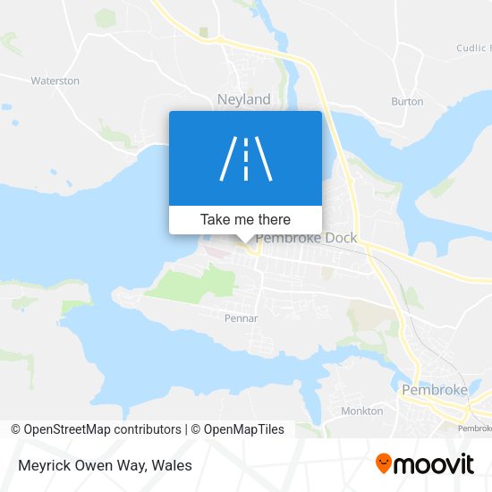 Meyrick Owen Way map