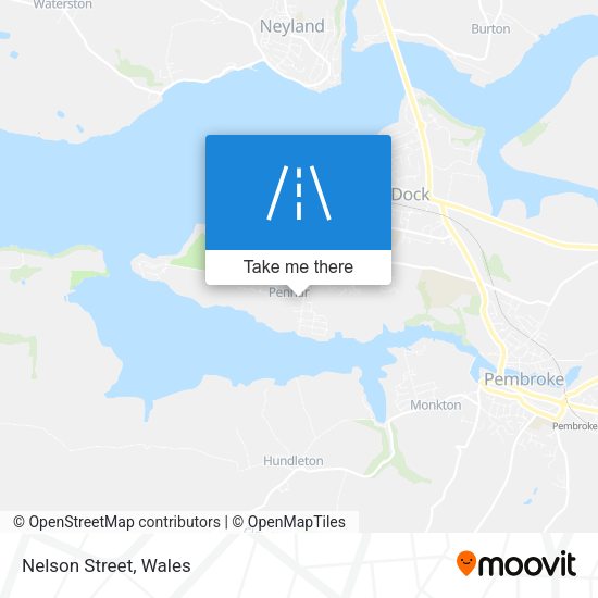 Nelson Street map