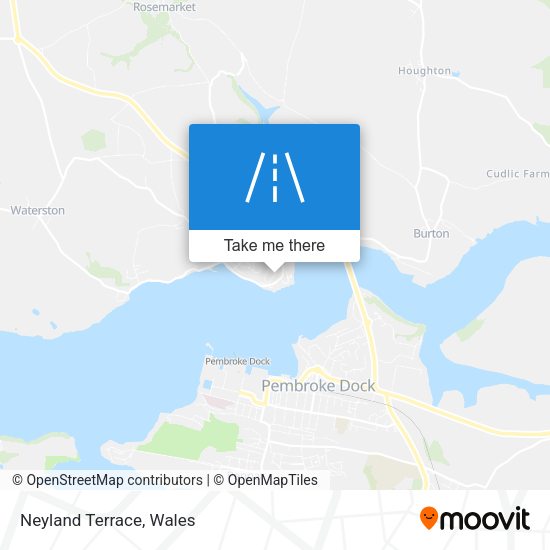 Neyland Terrace map