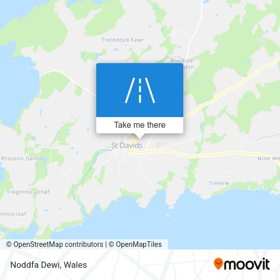 Noddfa Dewi map