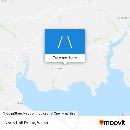 North Hall Estate map