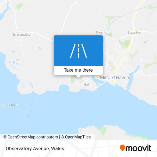 Observatory Avenue map