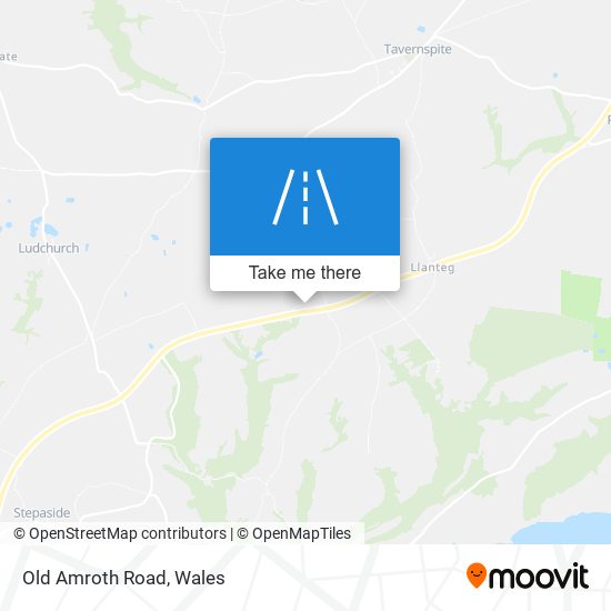 Old Amroth Road map