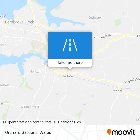 Orchard Gardens map