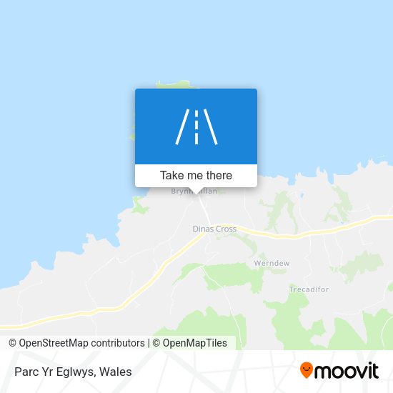 Parc Yr Eglwys map
