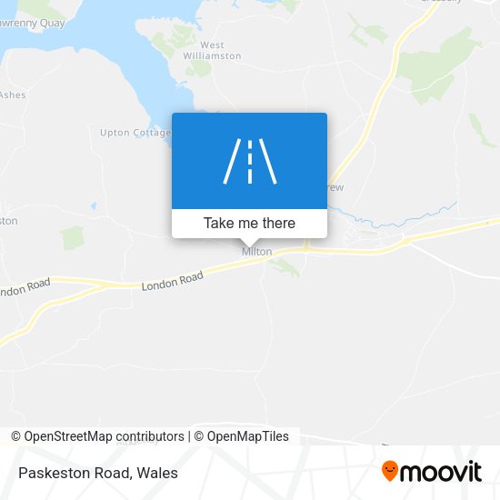 Paskeston Road map