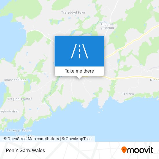 Pen Y Garn map