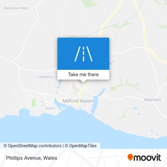 Phillips Avenue map