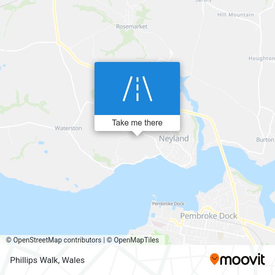 Phillips Walk map
