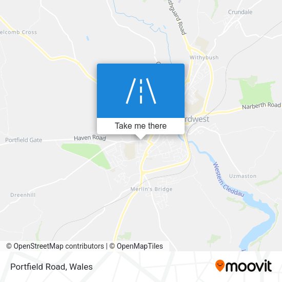 Portfield Road map