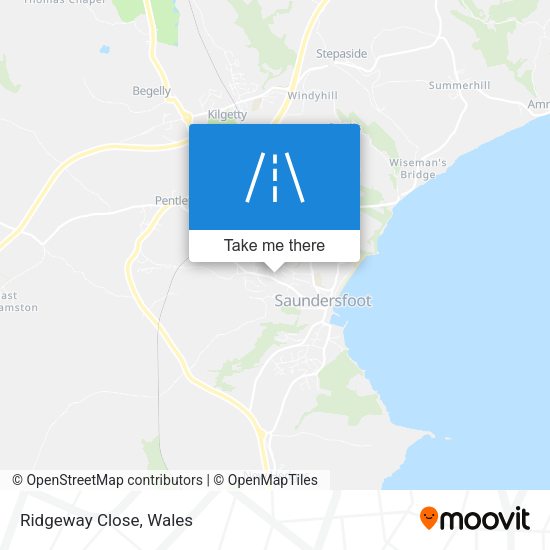 Ridgeway Close map