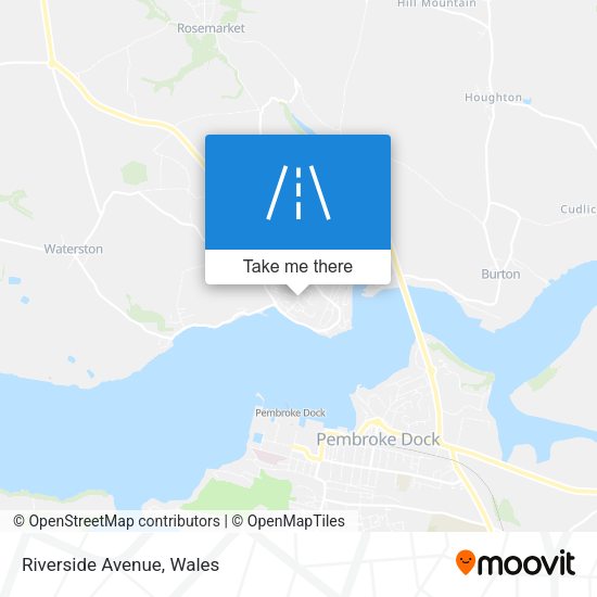 Riverside Avenue map