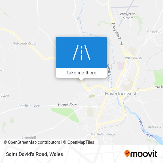 Saint David's Road map