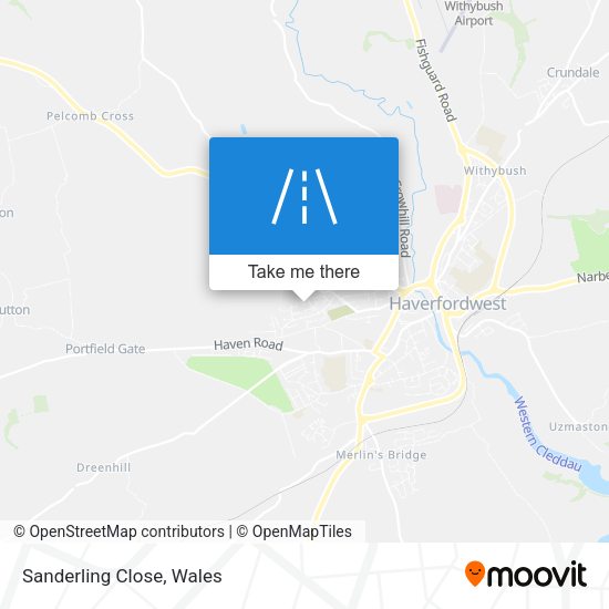 Sanderling Close map