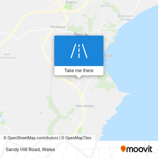 Sandy Hill Road map