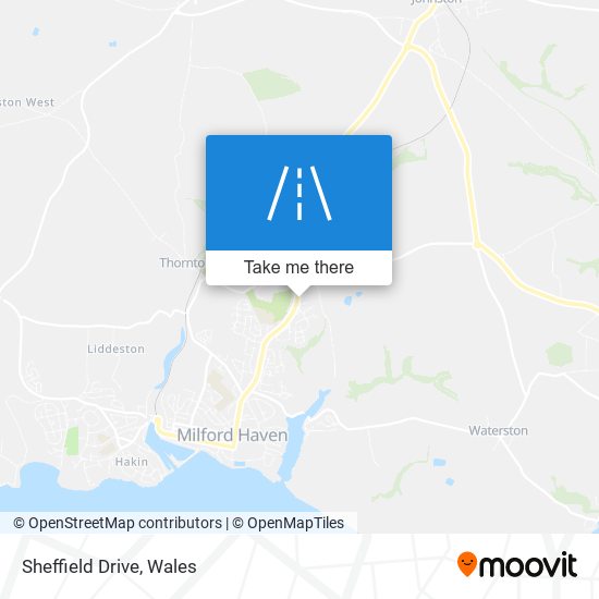 Sheffield Drive map