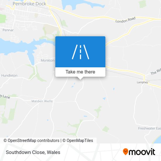 Southdown Close map