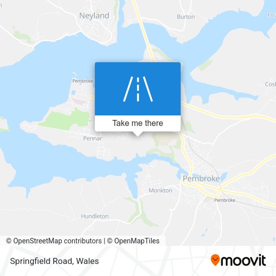 Springfield Road map