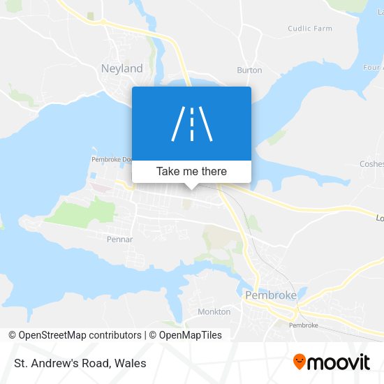 St. Andrew's Road map