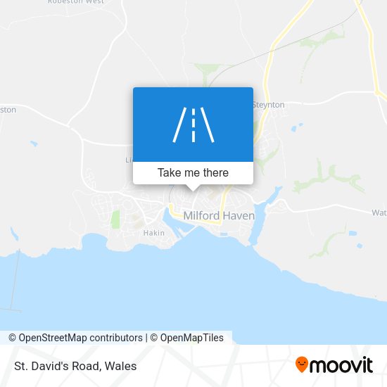 St. David's Road map