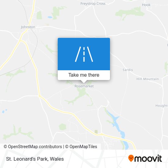 St. Leonard's Park map