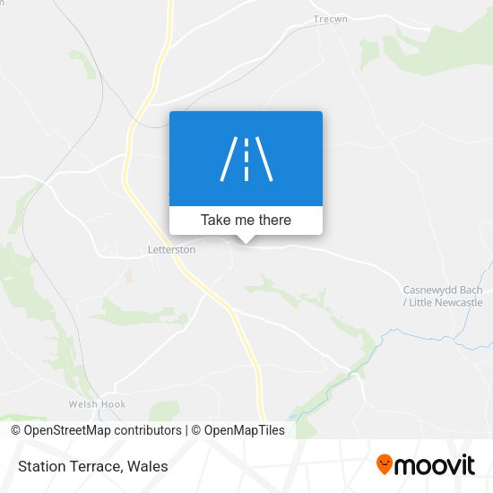 Station Terrace map