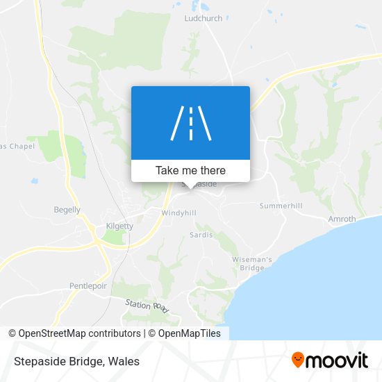 Stepaside Bridge map