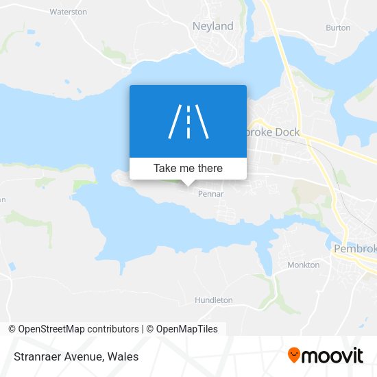 Stranraer Avenue map