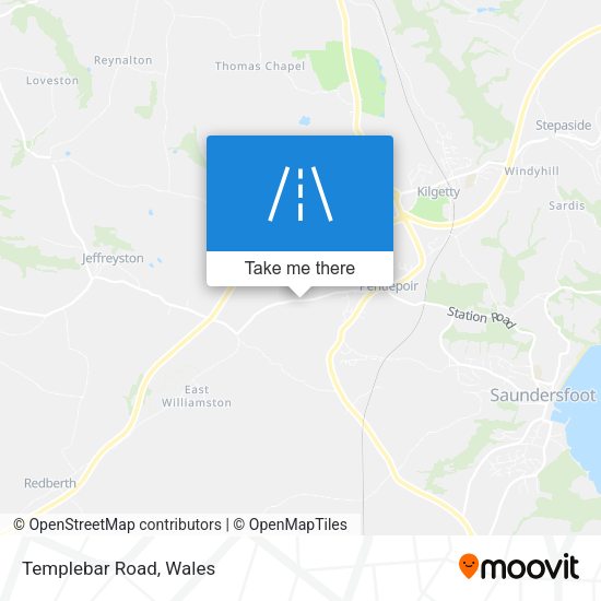 Templebar Road map