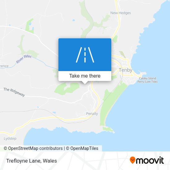 Trefloyne Lane map