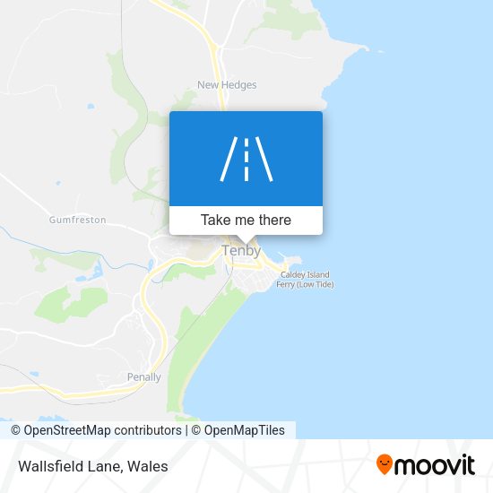 Wallsfield Lane map