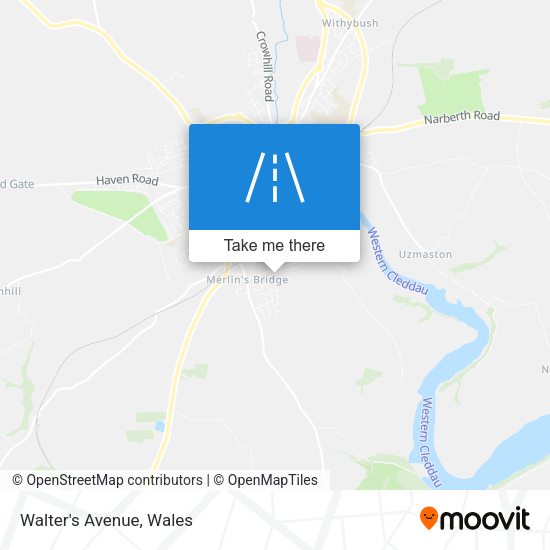 Walter's Avenue map