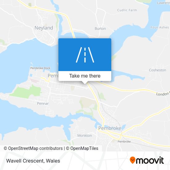 Wavell Crescent map