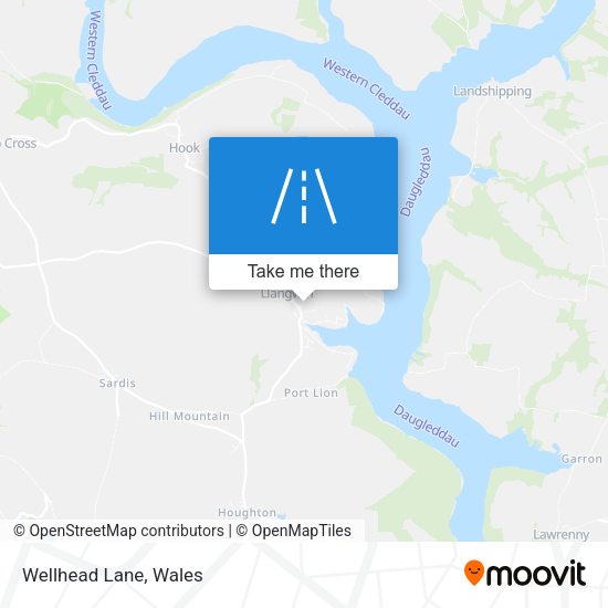 Wellhead Lane map