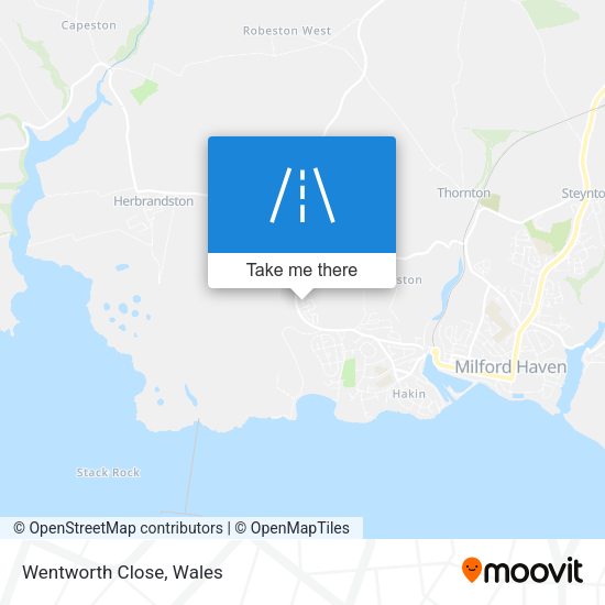 Wentworth Close map