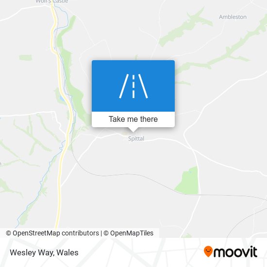 Wesley Way map