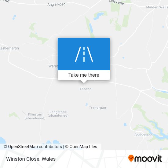 Winston Close map