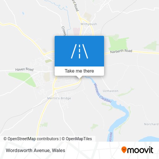 Wordsworth Avenue map