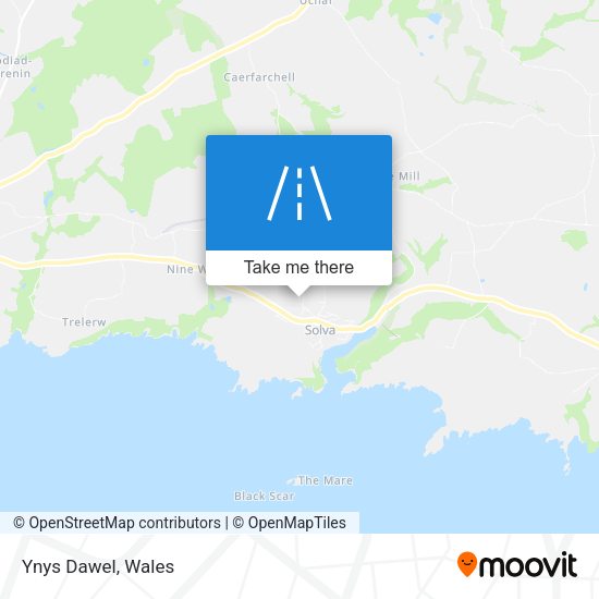 Ynys Dawel map