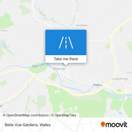 Belle Vue Gardens map