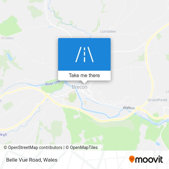 Belle Vue Road map
