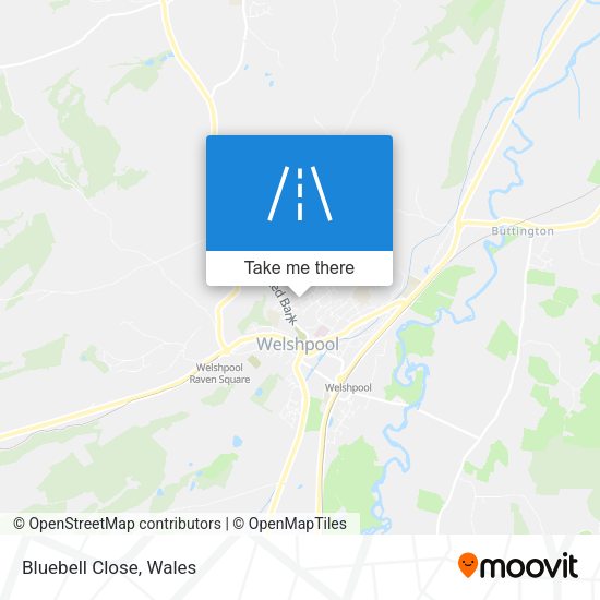 Bluebell Close map