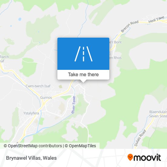 Brynawel Villas map