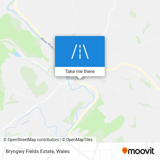 Bryngwy Fields Estate map