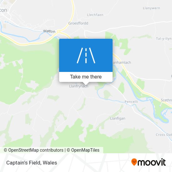 Captain's Field map