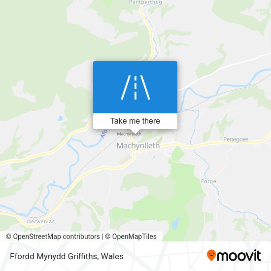 Ffordd Mynydd Griffiths map