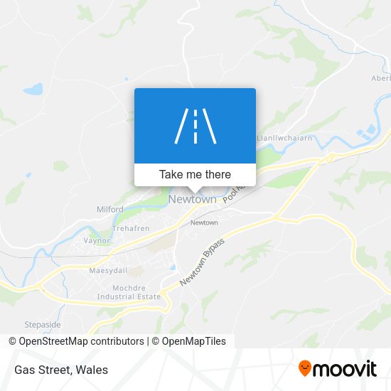Gas Street map